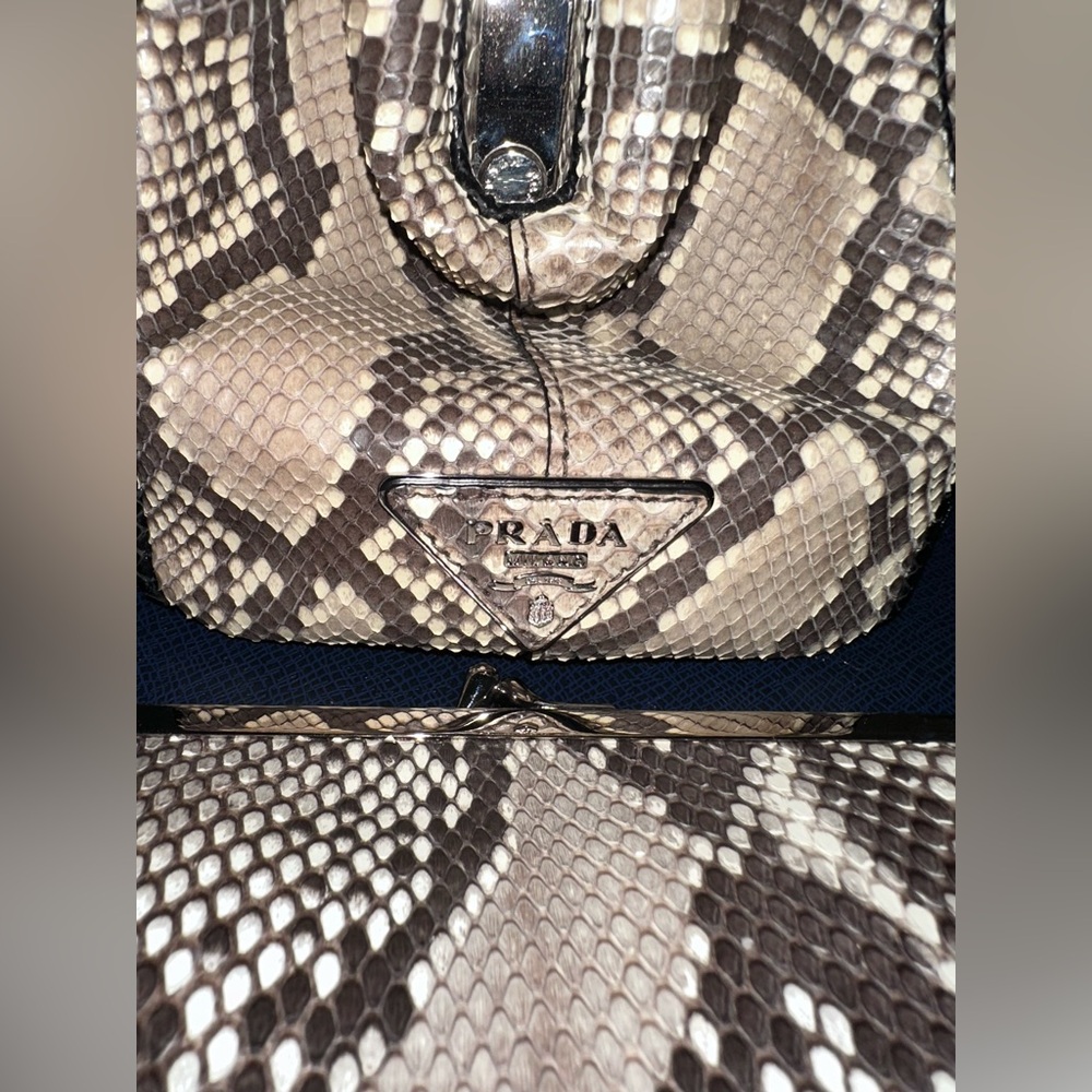 NWT RARE PRADA BAG - Genuine Crocodile, Python, & Leather - Picture 8 of 11